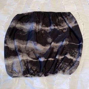 Ramona LaRue by Arianne Strapless Gray and Black Tube Top